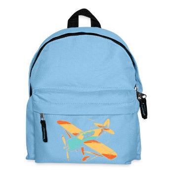 80s propeller plane - Kids' Backpack - light blue - Front