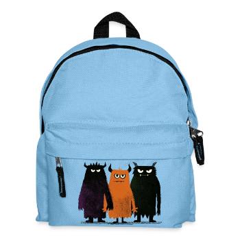 Three Little Monsters "The Crew" - Kinder Rucksack - Hellblau - Vorne