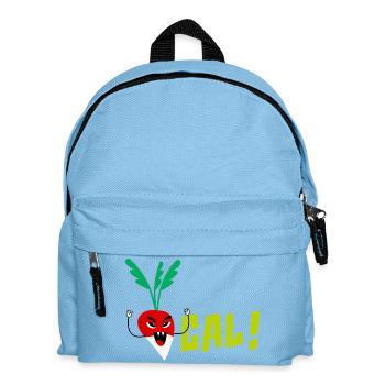 Rettich - Kinder Rucksack - Hellblau - Vorne