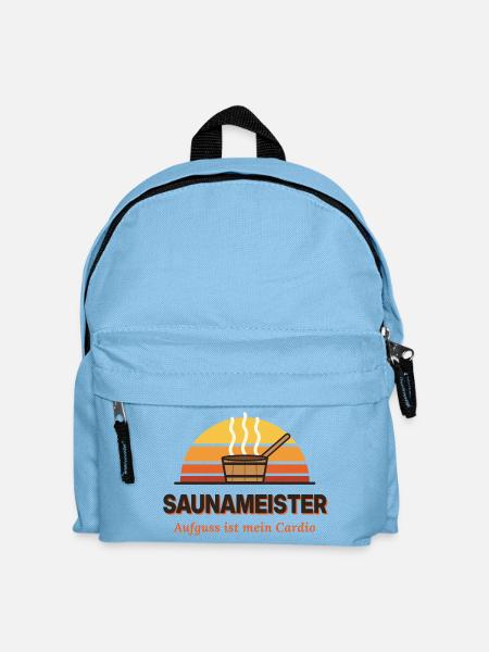 Sauna Meister Cardio Kraft - Kinder Rucksack - Hellblau