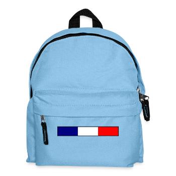 Frankreich - Kinder Rucksack - Hellblau - Vorne