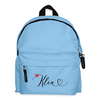 Klea Nom Prénom Calligraphie Coeur - Sac à dos Enfant - bleu clair - Devant