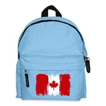 Maple Leaf Ink Splash - Kids' Backpack - light blue - Front