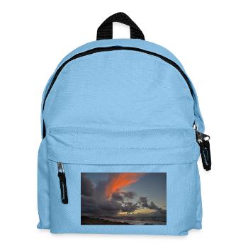 abends-am-strand - Kinder Rucksack - Hellblau - Vorne