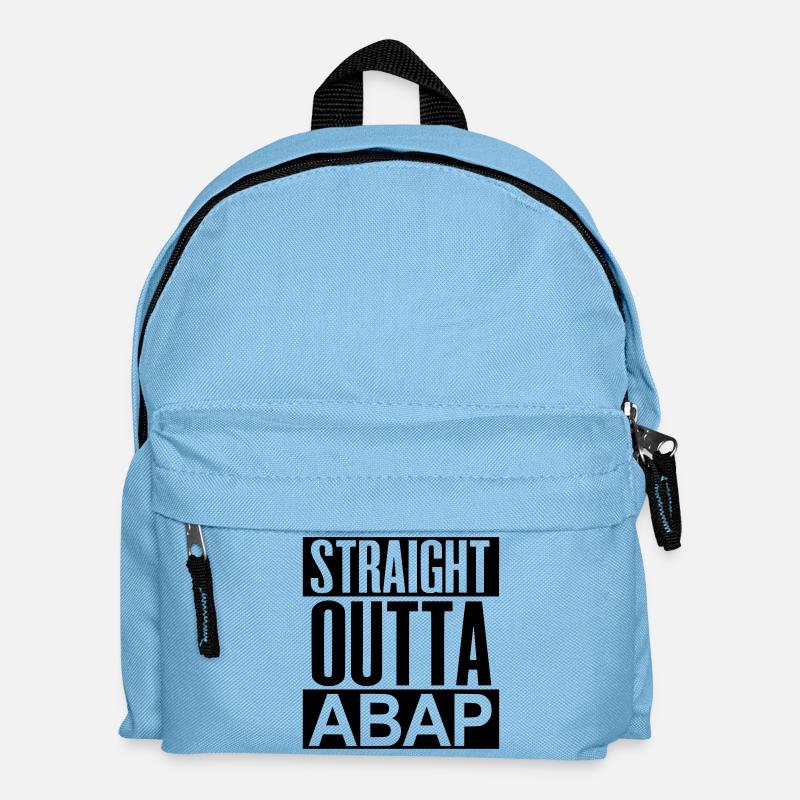 StraightOuttaABAP - Kinder Rucksack - Hellblau