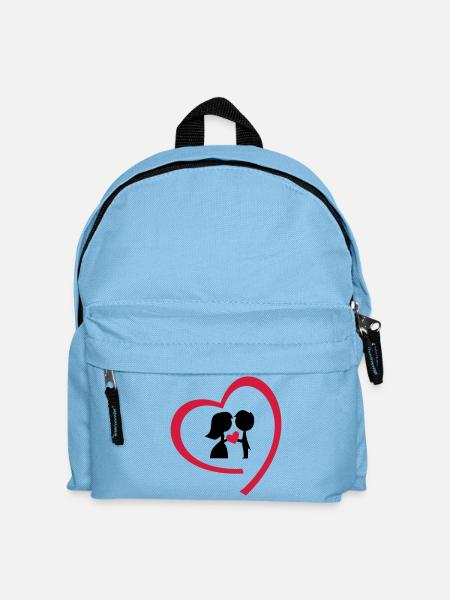 Brautpaar - Kinder Rucksack - Hellblau