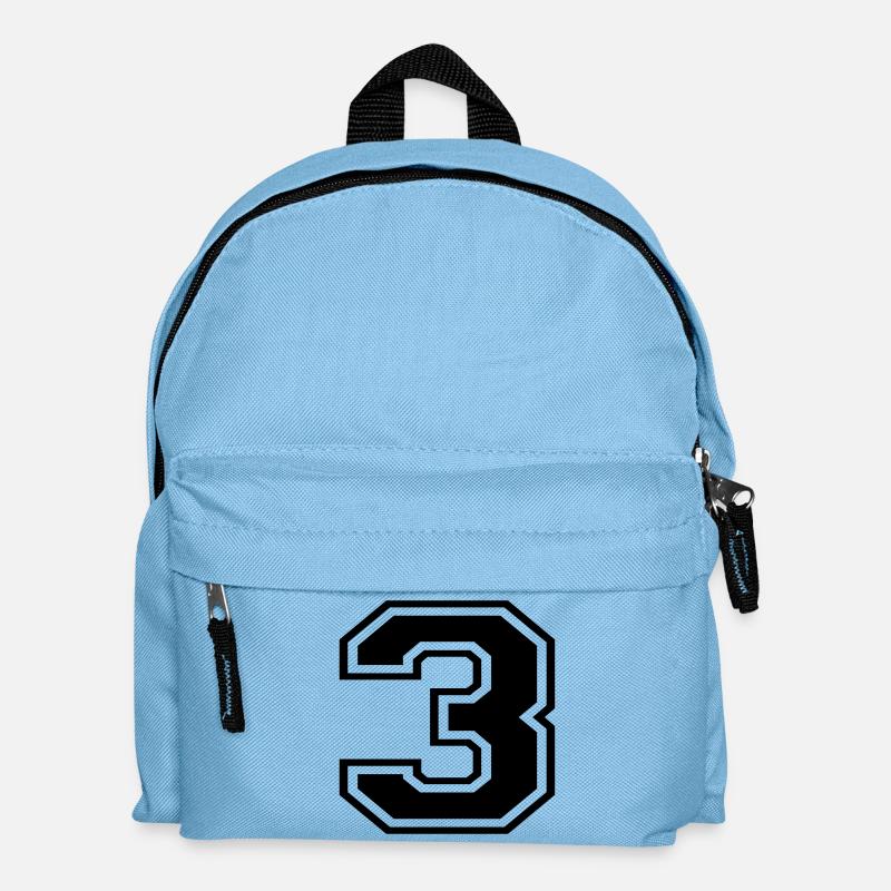 3 - Kinder Rucksack - Hellblau