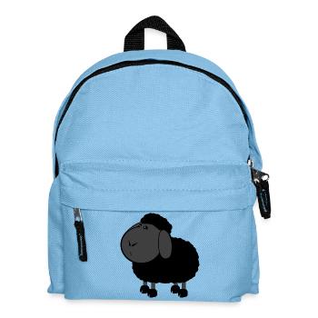Schwarzes Schaf - Kinder Rucksack - Hellblau - Vorne