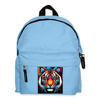 Tiger - Kids' Backpack - light blue - Front