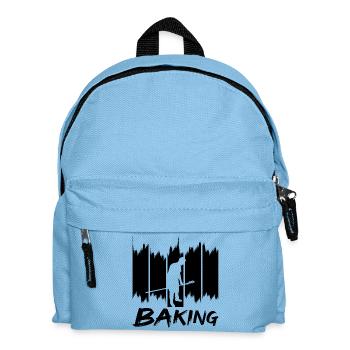 Bake - Kids' Backpack - light blue - Front