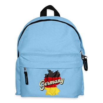 Germany Land Umgrisse Geographie Landkarte - Kinder Rucksack - Hellblau - Vorne
