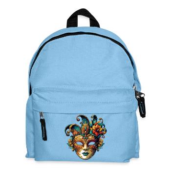 Venice Carnival Mask - Kids' Backpack - light blue - Front
