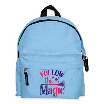 Suivez le balai magique - Sac à dos Enfant - bleu clair - Devant