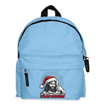 Jesus Birthday - Kids' Backpack - light blue - Front