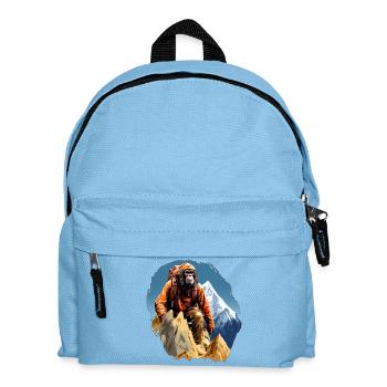 Singe Alpiniste / Singe Randonnée - Sac à dos Enfant - bleu clair - Devant