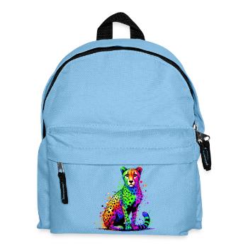 Gepard - Kinder Rucksack - Hellblau - Vorne