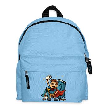 Toilet Roll Festival Toilet Hero WC Daily Struggle - Kids' Backpack - light blue - Front