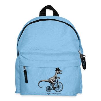 Velociraptor - Kids' Backpack - light blue - Front