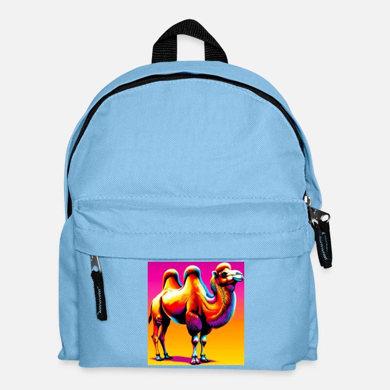 Kamel - Kinder Rucksack - Hellblau