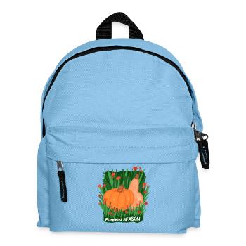 Saison des citrouilles – Conception de la récolte d’automne - Sac à dos Enfant - bleu clair - Devant