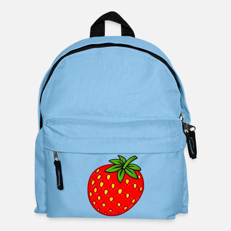 Fraise - Sac à dos Enfant - bleu clair
