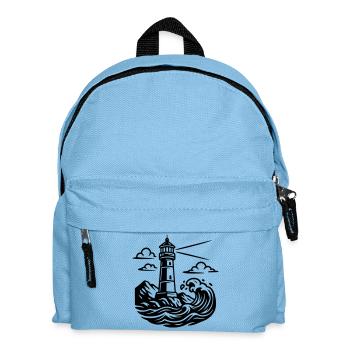 phare - Sac à dos Enfant - bleu clair - Devant