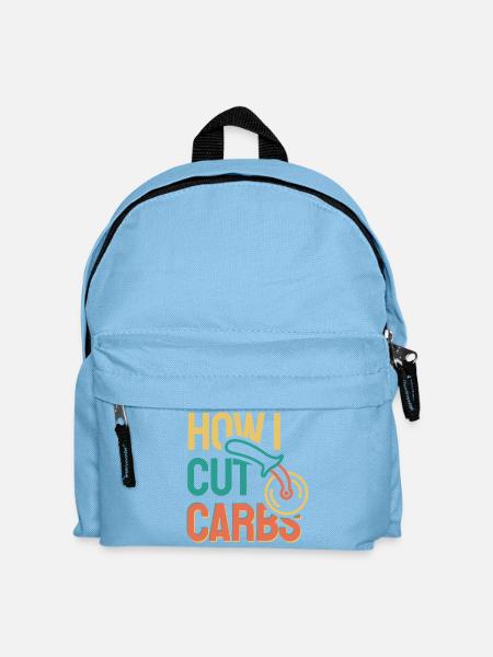 How to Lower Carbs - Kids' Backpack - light blue