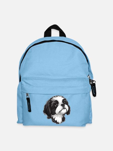 Shih Tzu - Kinder Rucksack - Hellblau