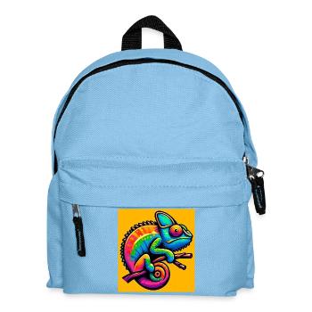 chameleon - Kids' Backpack - light blue - Front