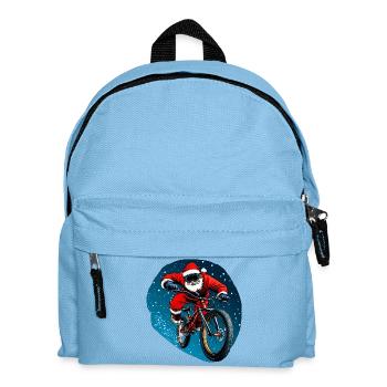 Downhiller Santa Claus - Kids' Backpack - light blue - Front