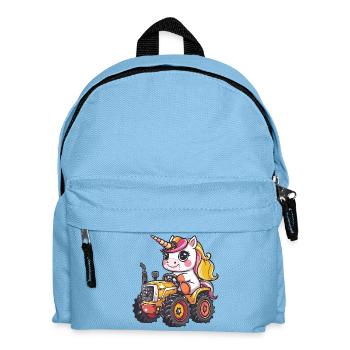 Éleveur de tracteurs licornes - Sac à dos Enfant - bleu clair - Devant