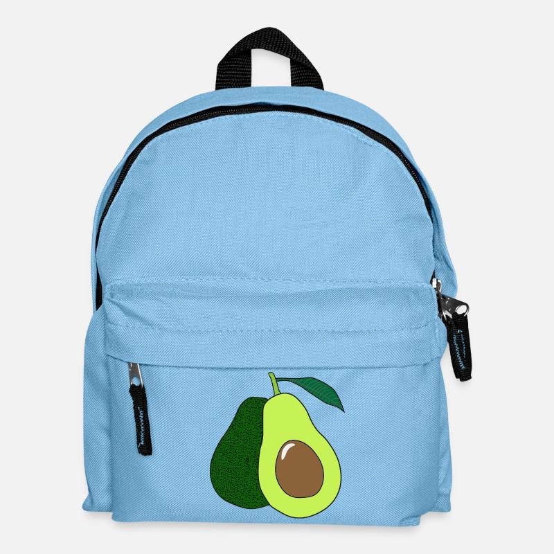 Avocado_Print - Kinder Rucksack - Hellblau