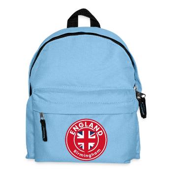 Birmingham England Emblem Round - Kids' Backpack - light blue - Front