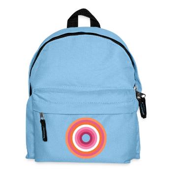  Concentric Ring Palette LGBTQ lesbian - Kids' Backpack - light blue - Front