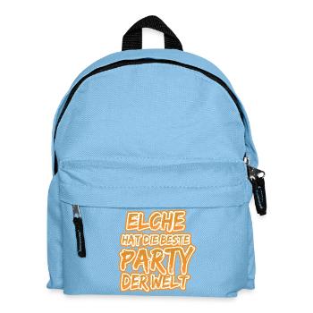 Elche Elche - Kinder Rucksack - Hellblau - Vorne