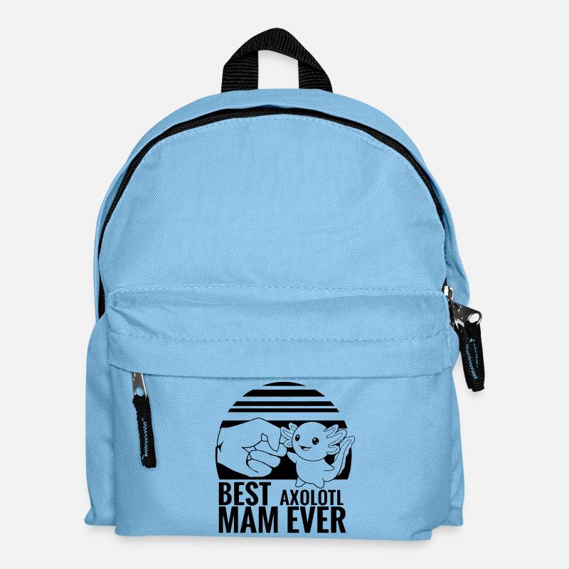 axolotl_mama - Kids' Backpack - light blue