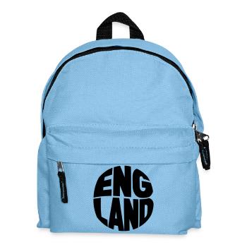 England Typography - Kids' Backpack - light blue - Front