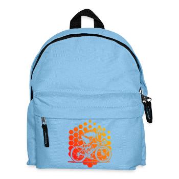Road Bike Graphic for Road Bike - Kids' Backpack - light blue - Front