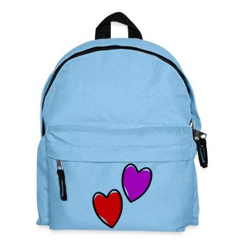 Hearts Love - Kids' Backpack - light blue - Front