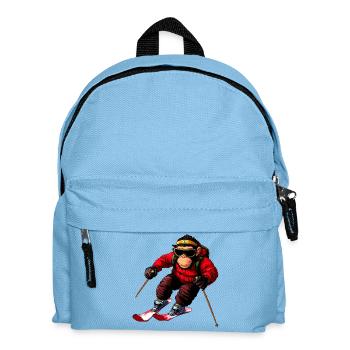 Ski de singe - Sac à dos Enfant - bleu clair - Devant