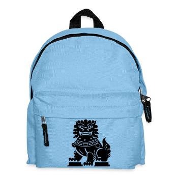 Lion chinois - Sac à dos Enfant - bleu clair - Devant