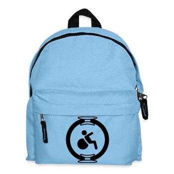 Pilates - Kinder Rucksack - Hellblau - Vorne