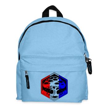 Baum-Frankreich - Kinder Rucksack - Hellblau - Vorne