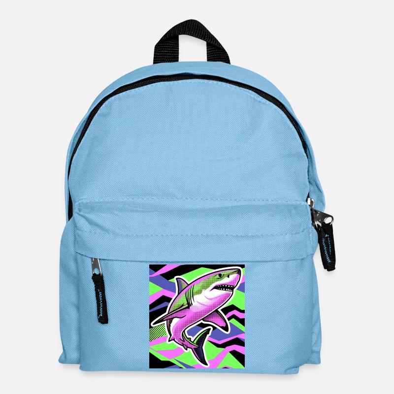 Shark - Kids' Backpack - light blue
