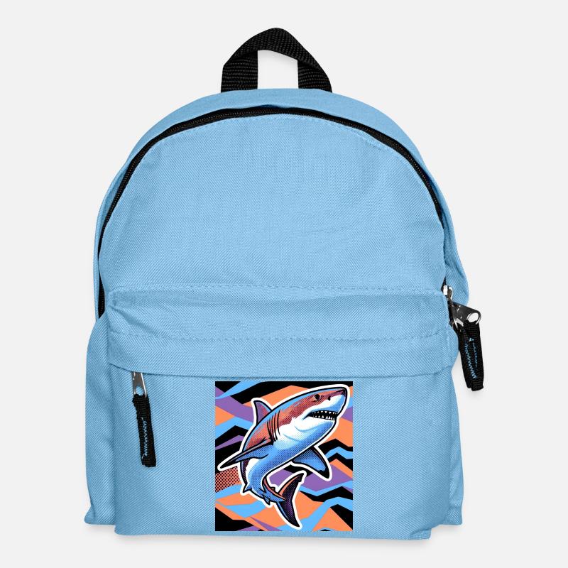 Shark - Kids' Backpack - light blue
