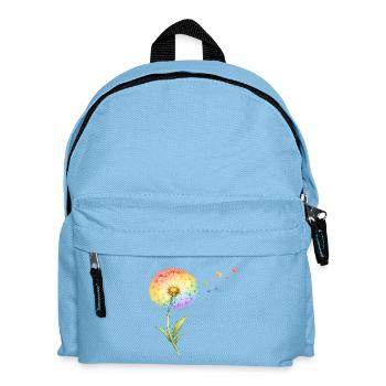 Rainbow Dandelion - Kids' Backpack - light blue - Front