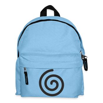 Spirale – Symbol für Leichtigkeit & Entwicklung - Kinder Rucksack - Hellblau - Vorne