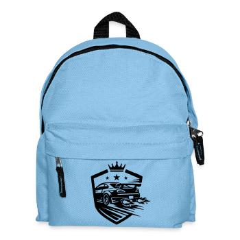 Car Racing Car - Kids' Backpack - light blue - Front