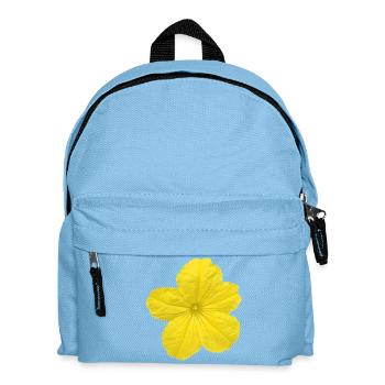 Cucumber flower - Kids' Backpack - light blue - Front