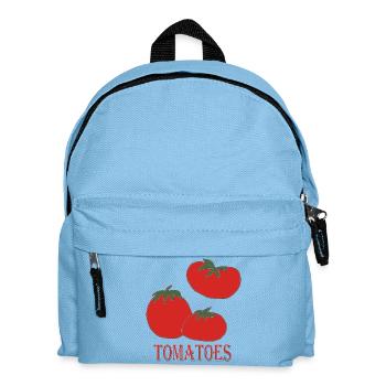 Tomato Trio Retro Logo - Kids' Backpack - light blue - Front